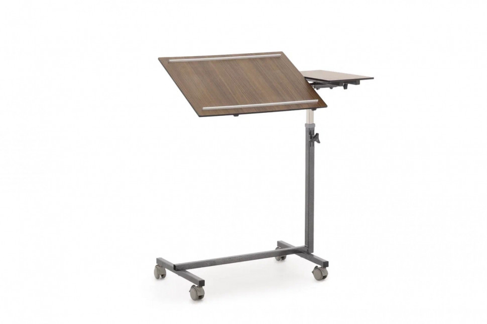 Столик прикроватный MED-MOS с поворотной столешницей ПС-003Н-01 (коричневый)